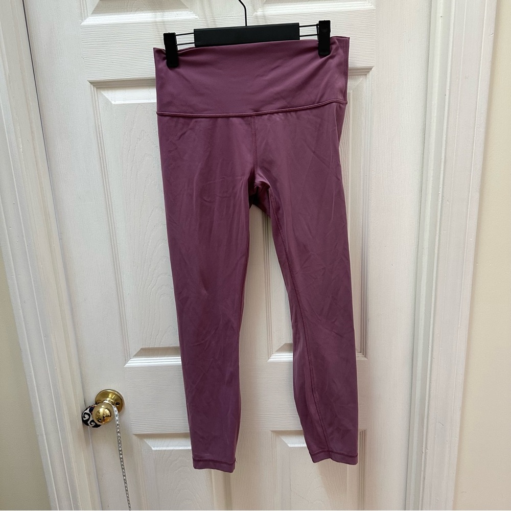 Lululemon wunder under leggings pink Purple Leggings 8
